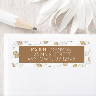 Mexicaanse Italiaanse bruiloft Koekjes Snowball Ba Etiket