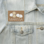 Mexicaanse Italiaanse bruiloft Koekjes Snowball Ba Naamplaatje (In situ)