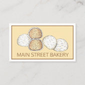 Mexicaanse Italiaanse bruiloft Koekjes Snowball Ba Visitekaartje (Voorkant)