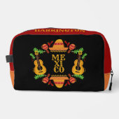 Mexicaanse items aangepaste naam toilettasje (Voorkant)