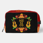 Mexicaanse items aangepaste naam toilettasje (Achterkant)