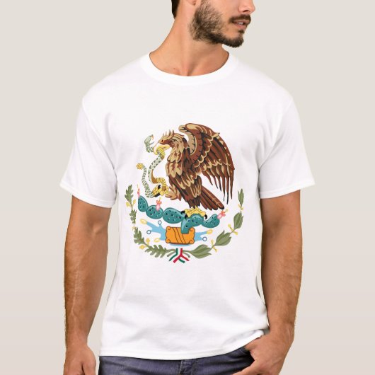 Mexicaanse jasje met Mannen T-shirt voor de wapens (Voorkant)