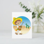 Mexicaanse jongen briefkaart (Staand voorkant)