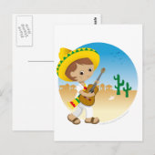 Mexicaanse jongen briefkaart (Voorkant / Achterkant)