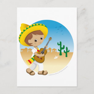 Mexicaanse jongen briefkaart