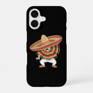 Mexicaanse Jongen Dabbing Poncho Cinco de Mayo iPhone 16 Hoesje