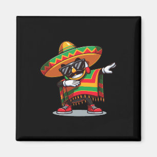 Mexicaanse Jongen Dabbing Poncho Cinco De Mayo  Magneet