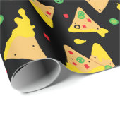 Mexicaanse kaas nacho chips patroon cadeaupapier (Rol Hoek)