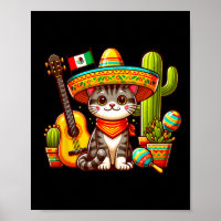 Mexicaanse kat Cinco de Mayo Kitten Let's Fiesta V