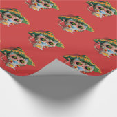 Mexicaanse kat met Sombrero Cadeaupapier (Hoek)
