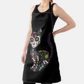 Mexicaanse kattenhalloween dag van de dood schort (Insitu)