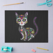 Mexicaanse kattenhalloween dag van de dood tissuepapier (Craft)