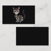 Mexicaanse kattenhalloween dag van de dood visitekaartje (Voorkant / Achterkant)