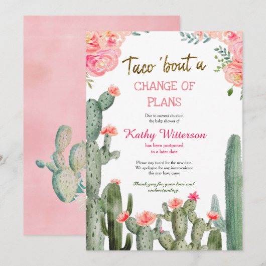 Mexicaanse kennisgeving na uitzending kaart (Voorkant / Achterkant)