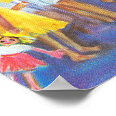 Mexicaanse kerst, kinderen en pinatas poster (Hoek)