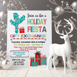 Mexicaanse kerstcadeaubeurs Fiesta Kaart