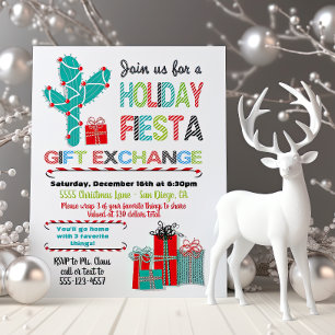 Mexicaanse kerstcadeaubeurs Fiesta Kaart