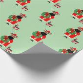 Mexicaanse Kerstman Cadeaupapier (Hoek)