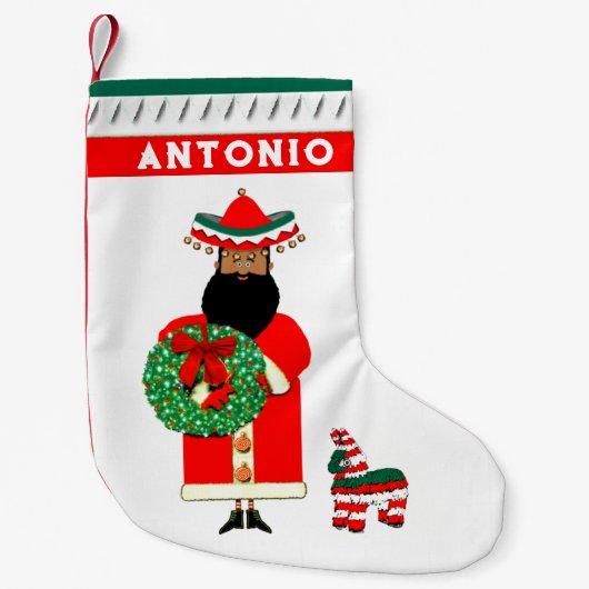 Mexicaanse Kerstman Kleine Kerstsok (Voorkant)