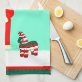 Mexicaanse kerstman theedoek (Quarter Fold)