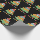 Mexicaanse Kerstmis Feliz Navidad Cadeaupapier (Hoek)