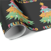 Mexicaanse Kerstmis Feliz Navidad Cadeaupapier (Rol Hoek)