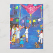 Mexicaanse Kerstmis, leuke decoraties, vieren Feestdagenkaart (Voorkant)