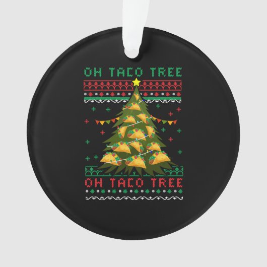 Mexicaanse Kerstmis, Mexicaanse Kersttaco, Mexicaa Ornament (voorkant)