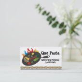 Mexicaanse keuken- en keukenmakerij visitekaartje (Staand voorkant)
