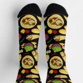 Mexicaanse keuken eten patroon chef-kok sokken (Top)