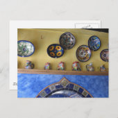 Mexicaanse keukenborden en aardewerk briefkaart (Voorkant / Achterkant)