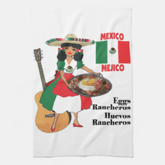 Mexicaanse keukenhanddoek - Huevos Rancheros