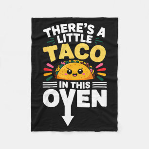 Mexicaanse kleine taco in deze oven cinco de mayo fleece deken