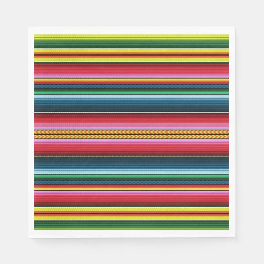 Mexicaanse kleuren servet (Voorkant)