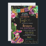 Mexicaanse kleurrijke Fiesta Floral 5e verjaardag Kaart<br><div class="desc">Mexicaanse Colorful Fiesta Floral 5e verjaardag uitnodiging</div>
