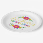 Mexicaanse kleurrijke Fiesta Quinceañera Papieren Bordje (Gekanteld)