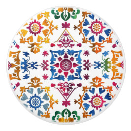 Mexicaanse kleurrijke ster Tegel Keramische Knop