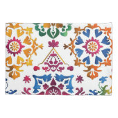 Mexicaanse kleurrijke ster Tegel Kussensloop (Achterkant)