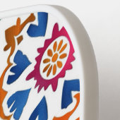 Mexicaanse kleurrijke ster Tegel Pickleball Paddle (Links Detail)