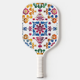 Mexicaanse kleurrijke ster Tegel Pickleball Paddle