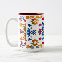 Mexicaanse kleurrijke ster Tegel