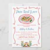 Mexicaanse Kleurrijke Taco 'Over Love Couples Douc Kaart (Voorkant)