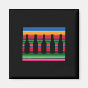 Mexicaanse knuppel beer T Shirt funny beer shi Magneet