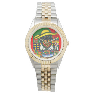 MEXICAANSE KOK DACHSHOND  HORLOGE
