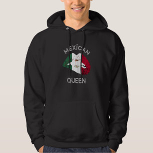 Mexicaanse koningin brengt Mexicaanse trots Mexica Hoodie