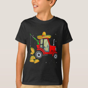 Mexicaanse kraan tacos boys Cinco de Mayo Fiesta K T-shirt