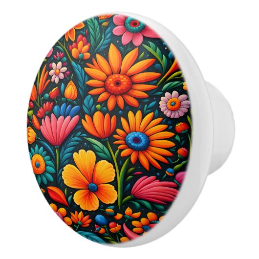 Mexicaanse kunst keramische knop (Rechts)