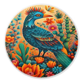 Mexicaanse kunst keramische knop