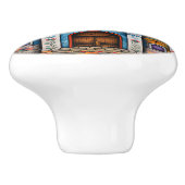 Mexicaanse kunst keramische knop (Zijkant)