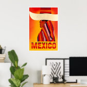 Mexicaanse kunst Reisposter Mexico Print (TR157)a (Thuiskantoor)